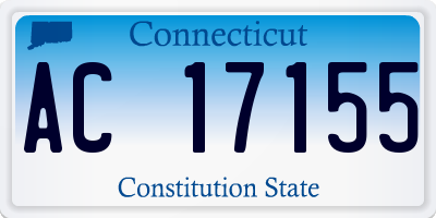 CT license plate AC17155