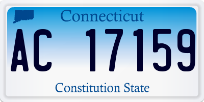 CT license plate AC17159