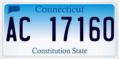 CT license plate AC17160