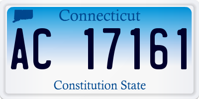 CT license plate AC17161
