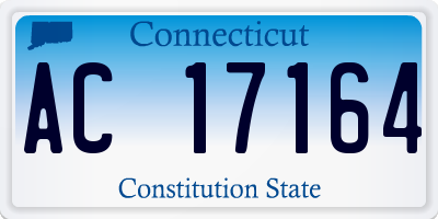 CT license plate AC17164