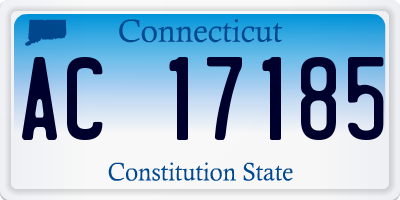 CT license plate AC17185