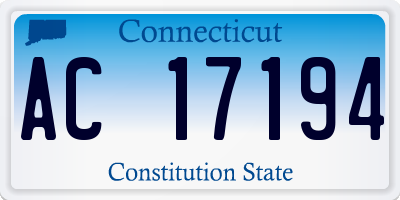 CT license plate AC17194