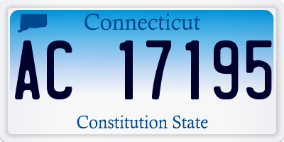 CT license plate AC17195
