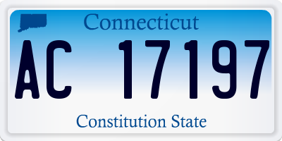 CT license plate AC17197