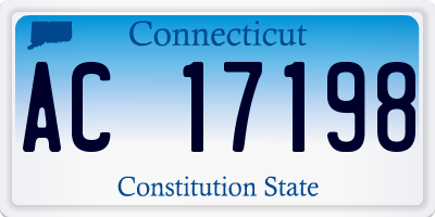 CT license plate AC17198