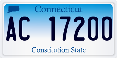 CT license plate AC17200