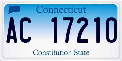 CT license plate AC17210