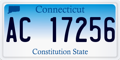 CT license plate AC17256