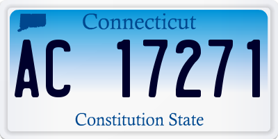 CT license plate AC17271