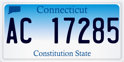 CT license plate AC17285