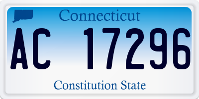 CT license plate AC17296