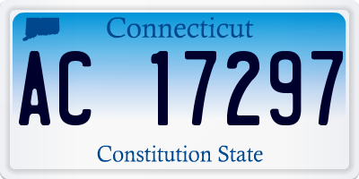 CT license plate AC17297