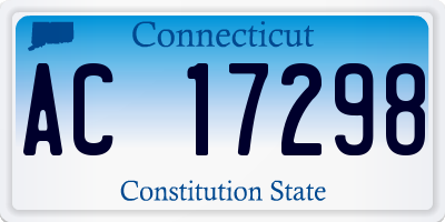 CT license plate AC17298