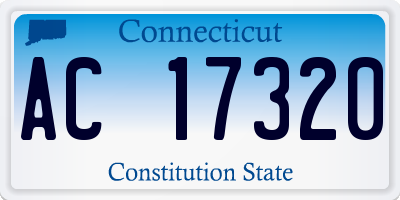 CT license plate AC17320