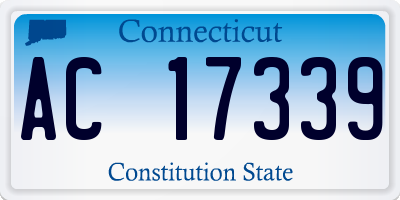 CT license plate AC17339