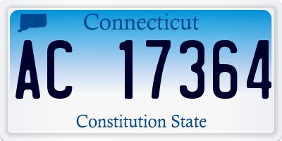 CT license plate AC17364