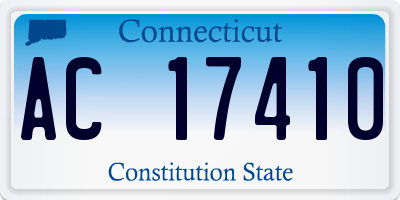 CT license plate AC17410