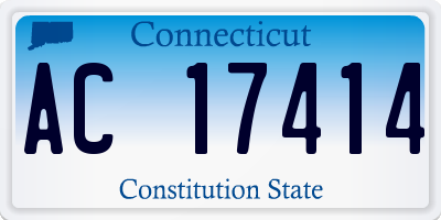 CT license plate AC17414