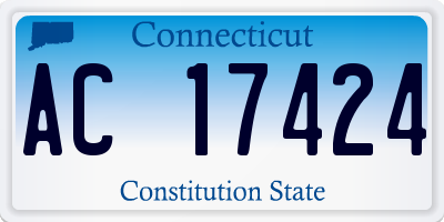 CT license plate AC17424