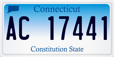 CT license plate AC17441