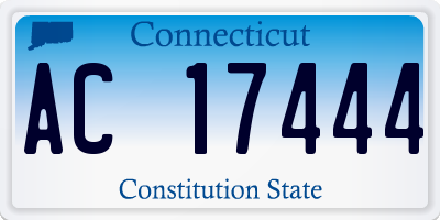 CT license plate AC17444