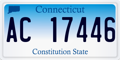 CT license plate AC17446