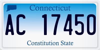 CT license plate AC17450