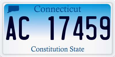 CT license plate AC17459
