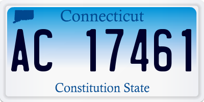 CT license plate AC17461