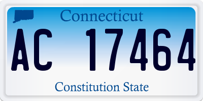CT license plate AC17464