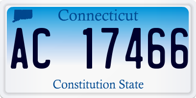 CT license plate AC17466