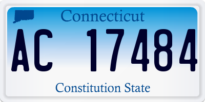 CT license plate AC17484