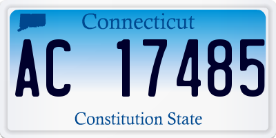 CT license plate AC17485