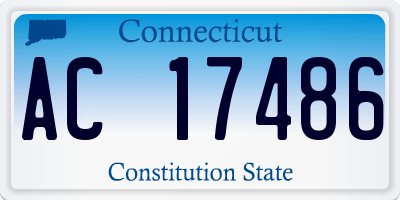 CT license plate AC17486