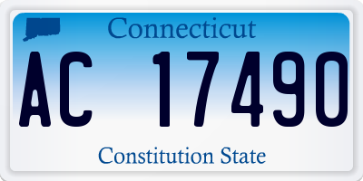 CT license plate AC17490