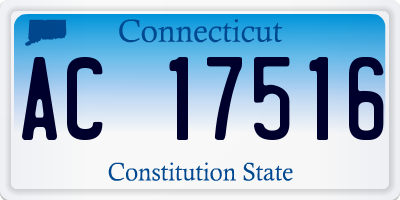 CT license plate AC17516