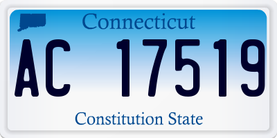 CT license plate AC17519