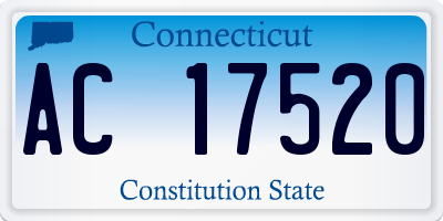 CT license plate AC17520