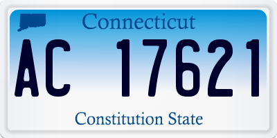 CT license plate AC17621