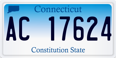 CT license plate AC17624