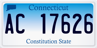CT license plate AC17626