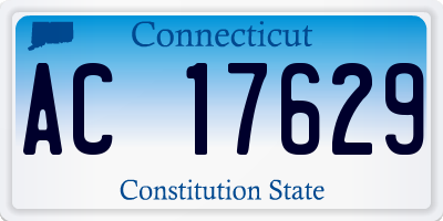CT license plate AC17629