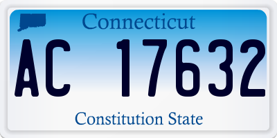 CT license plate AC17632