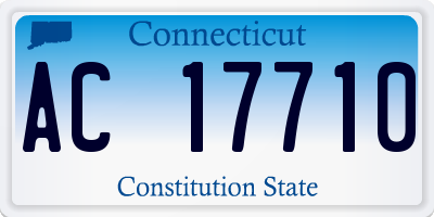CT license plate AC17710
