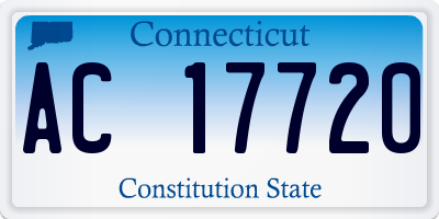 CT license plate AC17720