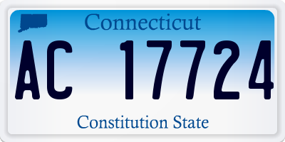 CT license plate AC17724