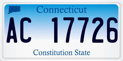 CT license plate AC17726