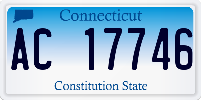 CT license plate AC17746