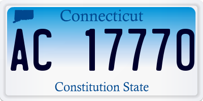 CT license plate AC17770